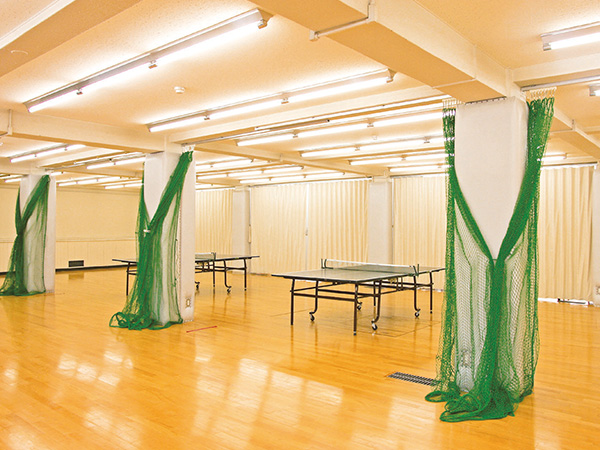大学卓球場