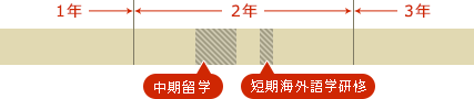 中期留学(オーストラリア)の留学期間
