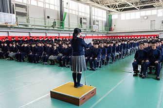 入学式の様子