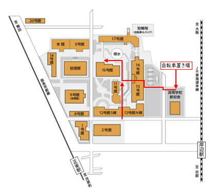 大学キャンパスMAP