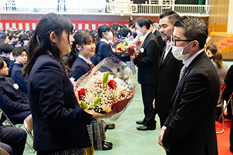 卒業式の様子