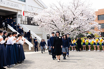 入学式の様子