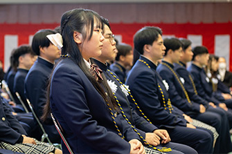 卒業式の様子
