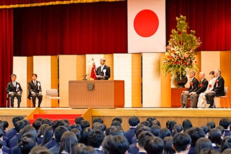 入学式の様子