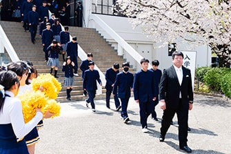 入学式の様子