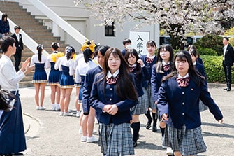 入学式の様子
